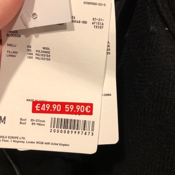 Uniqlo wool moto jacket - Picture 4 of 6